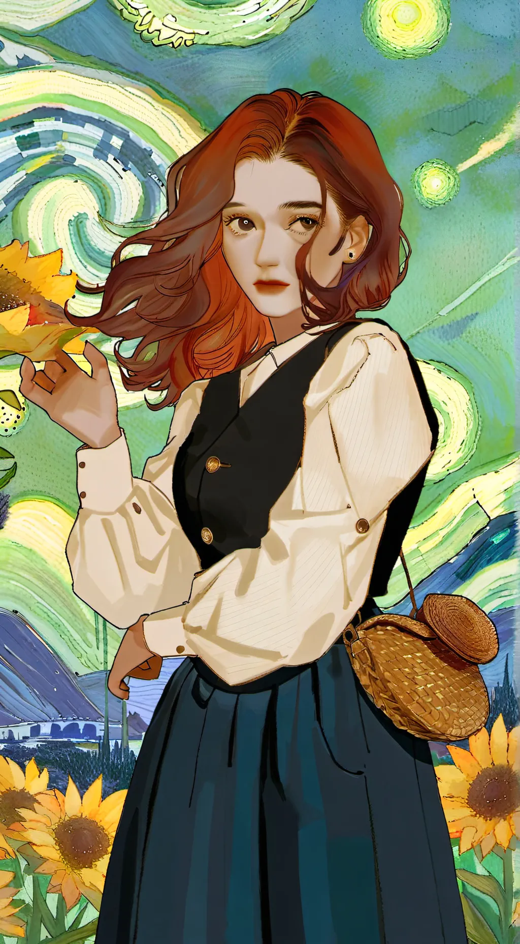 ai character: aw sick day background