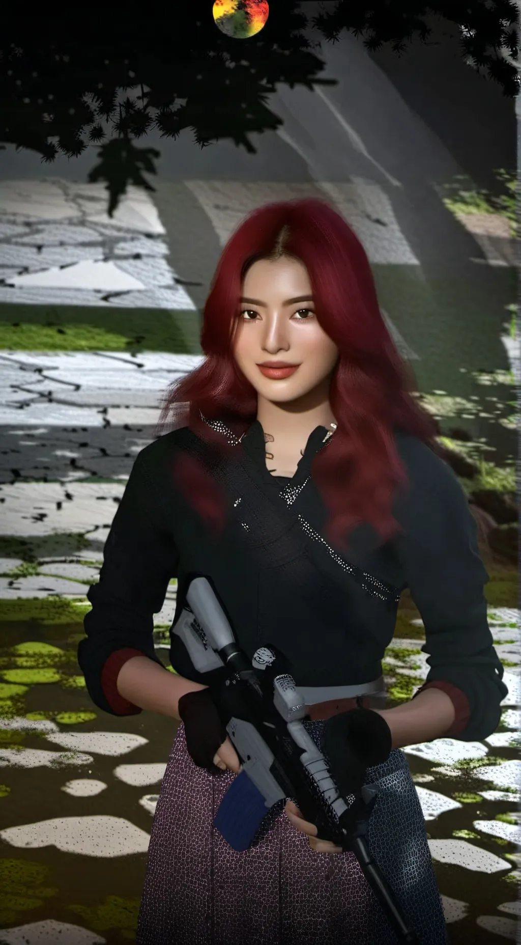 ai character: mikha Lim background