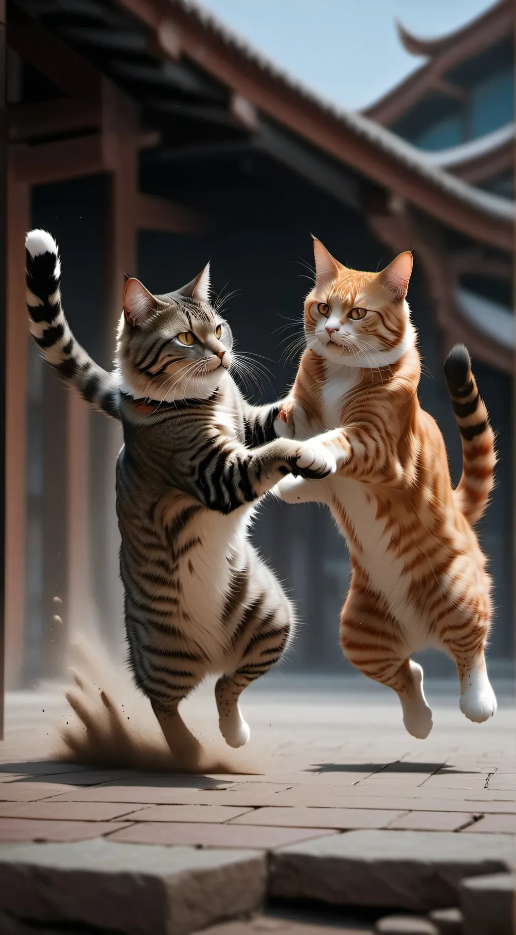 ai character: Luna and Lily background