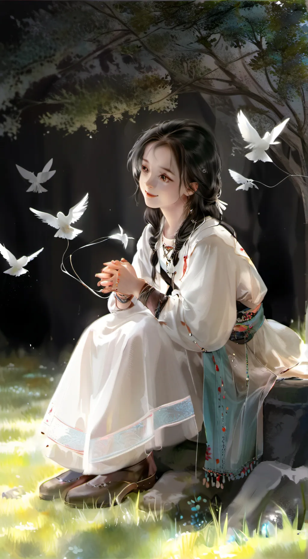 ai character: Lila background