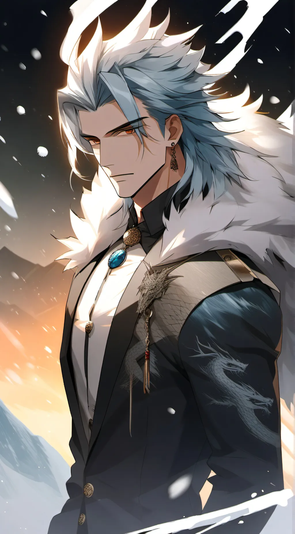 ai character: ice king levi background