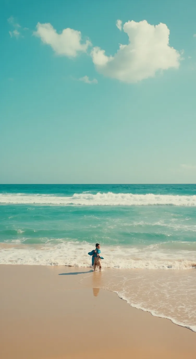 ai character: JJK BEACH! background