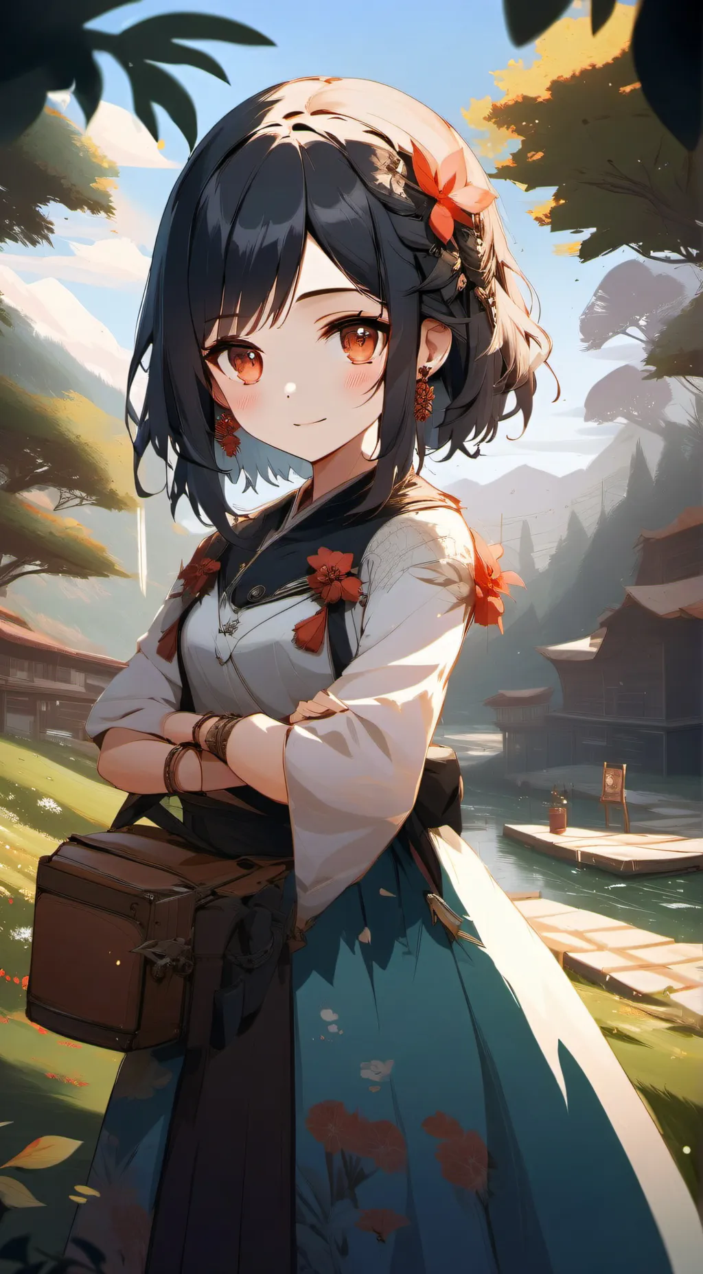 ai character: Mha x my ocs x you background