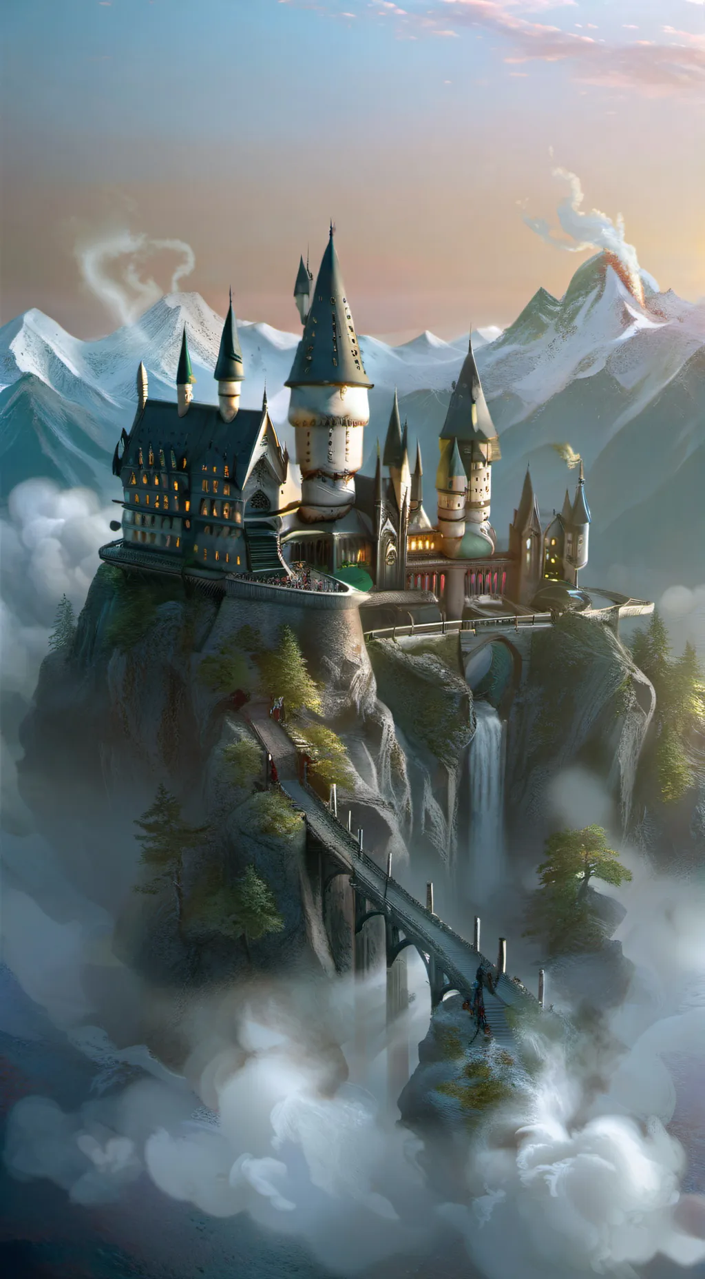 ai character: Hogwarts background
