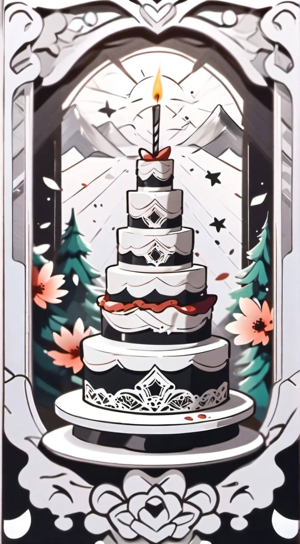 ai character: Happy Birthday Me! background