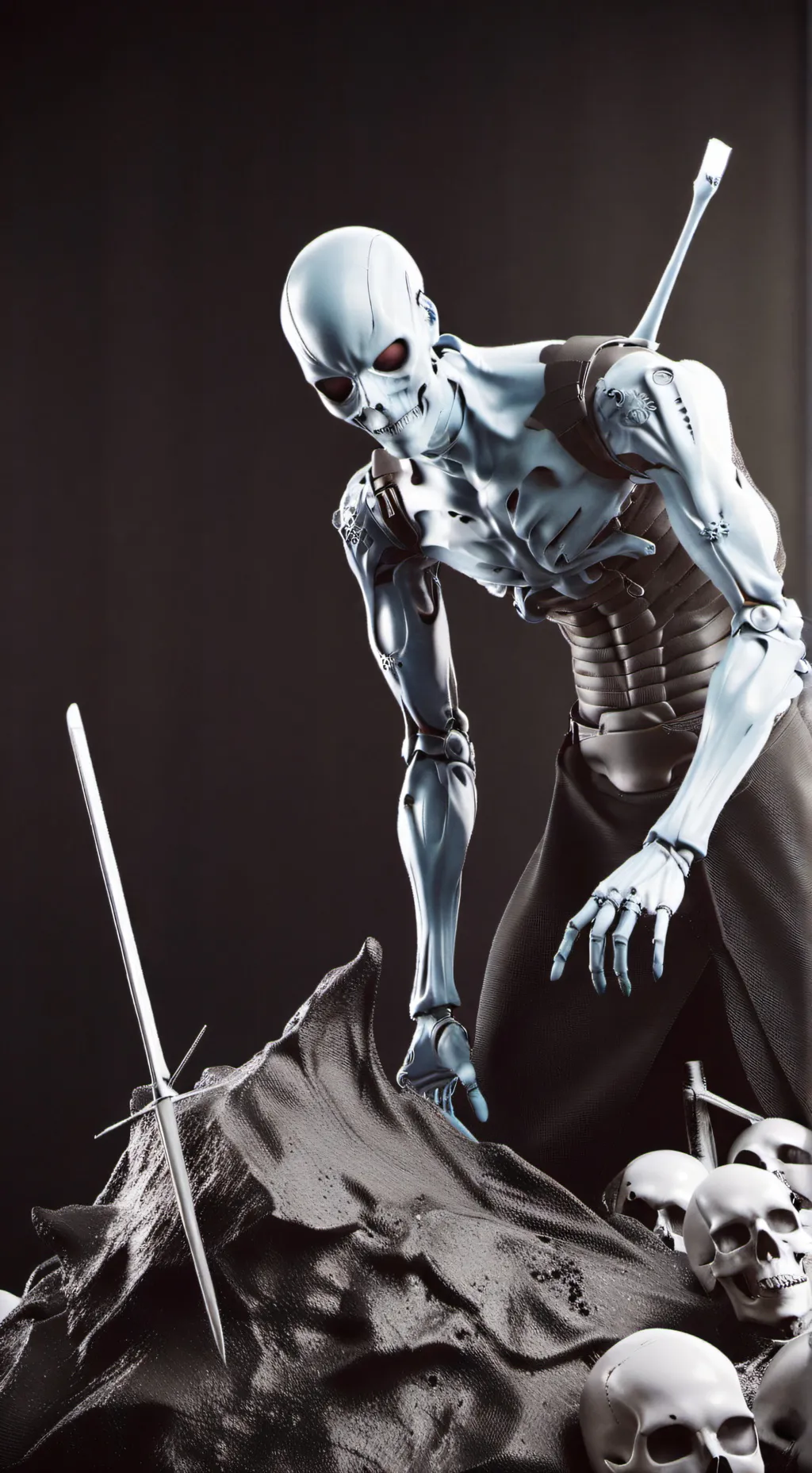 ai character: Error 404 background