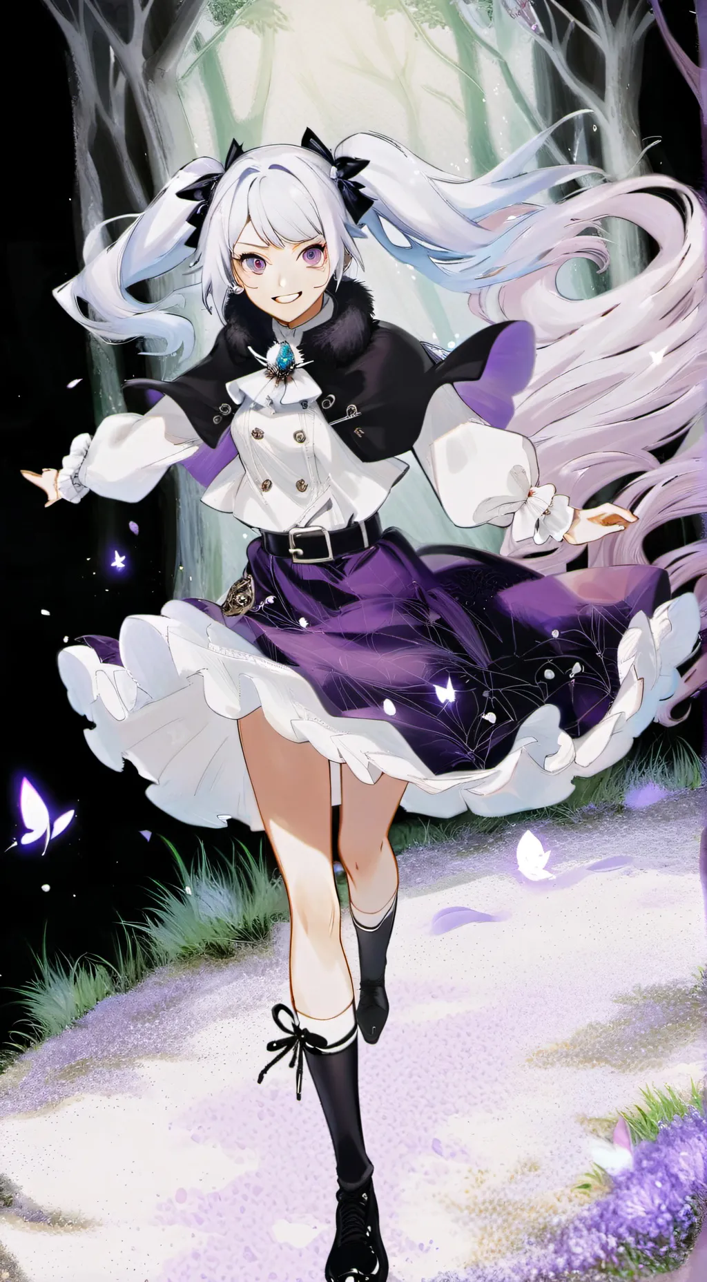 ai character: Black Clover Beach background