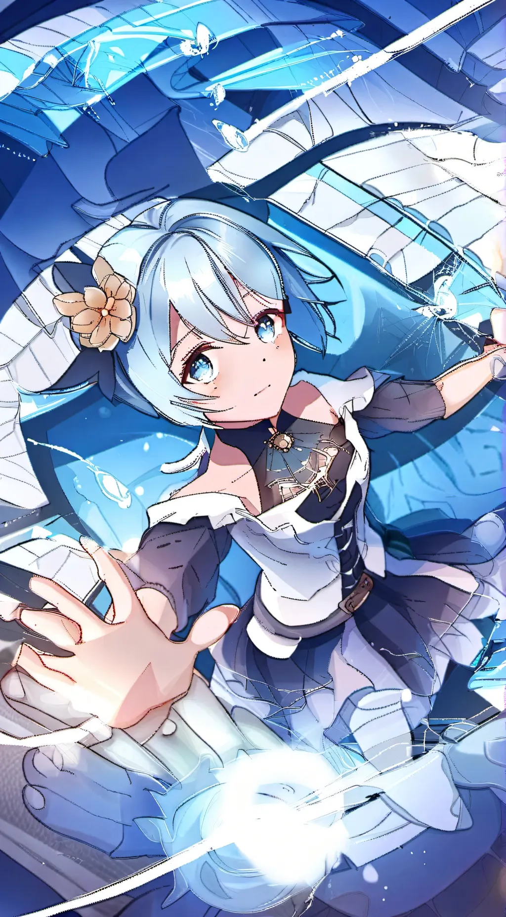 ai character: Miku background