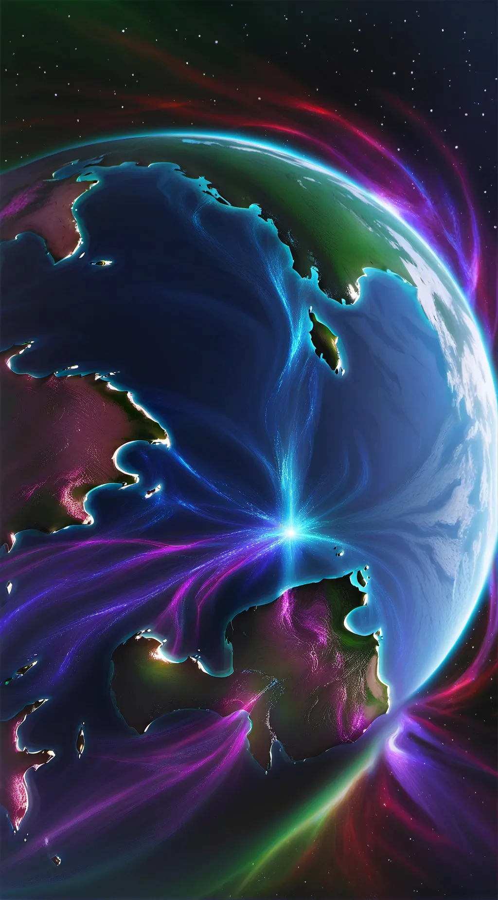 ai character: earth snapped..? background