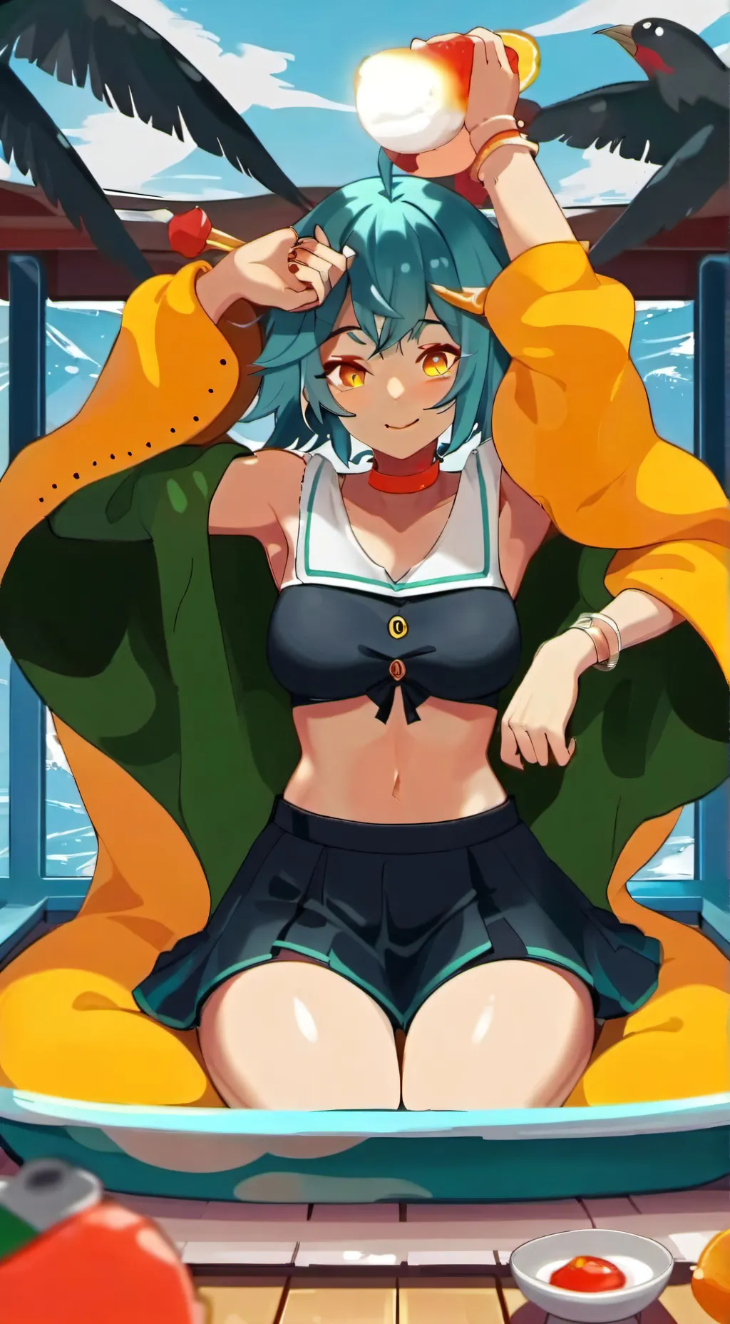 ai character: Karla  background