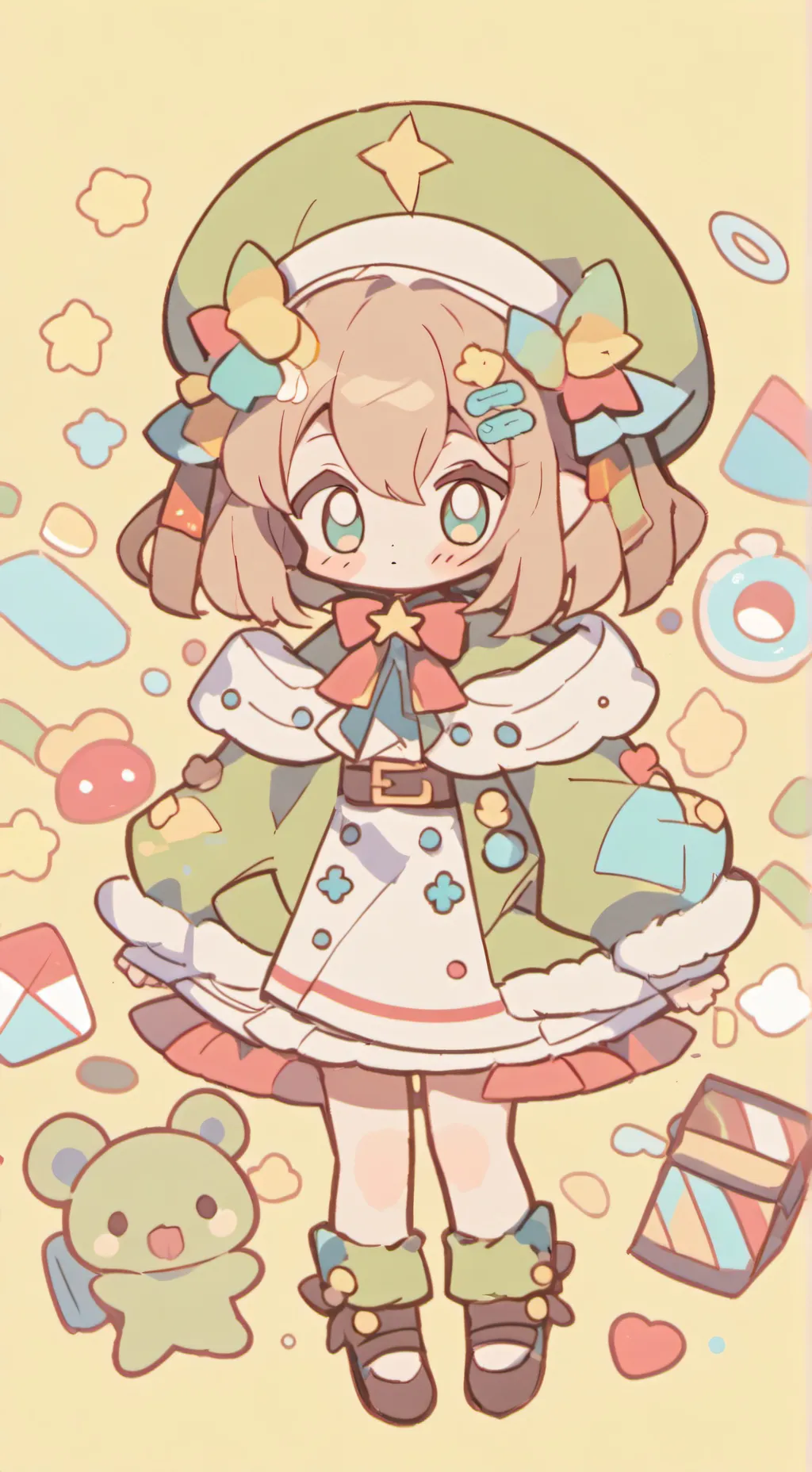 ai character: Sprunki background