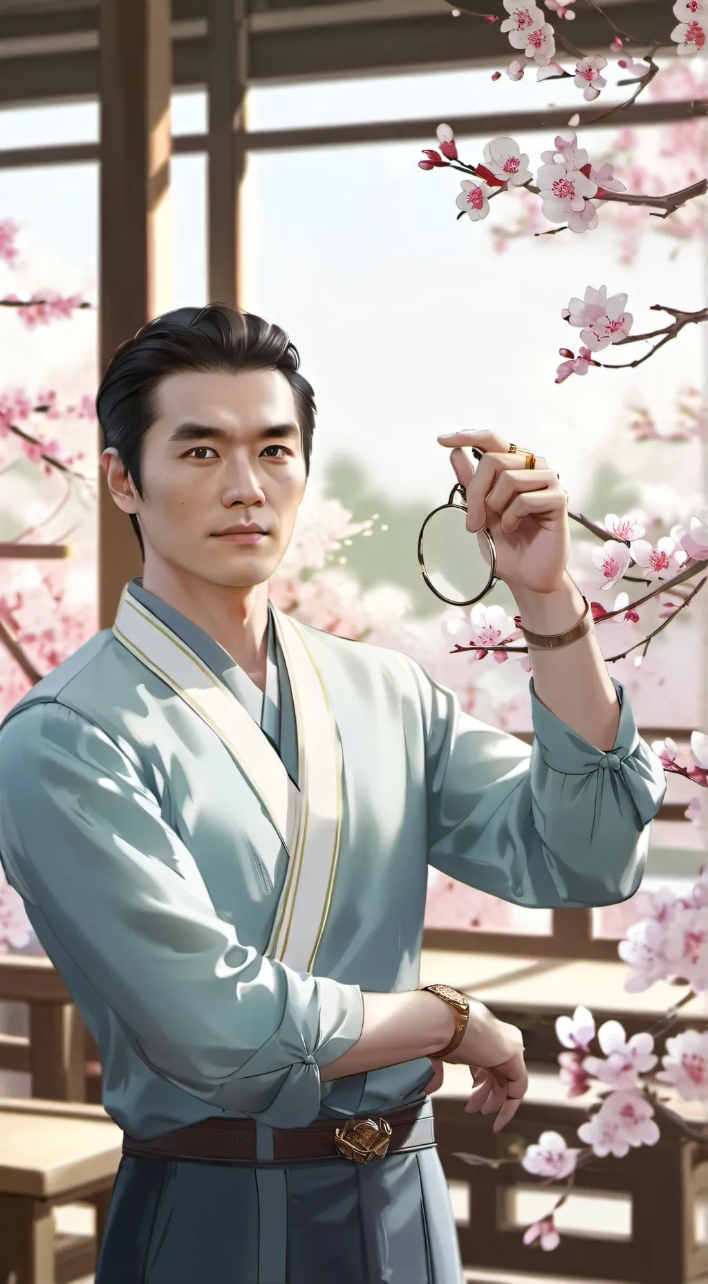 ai character: maestro de kárate background