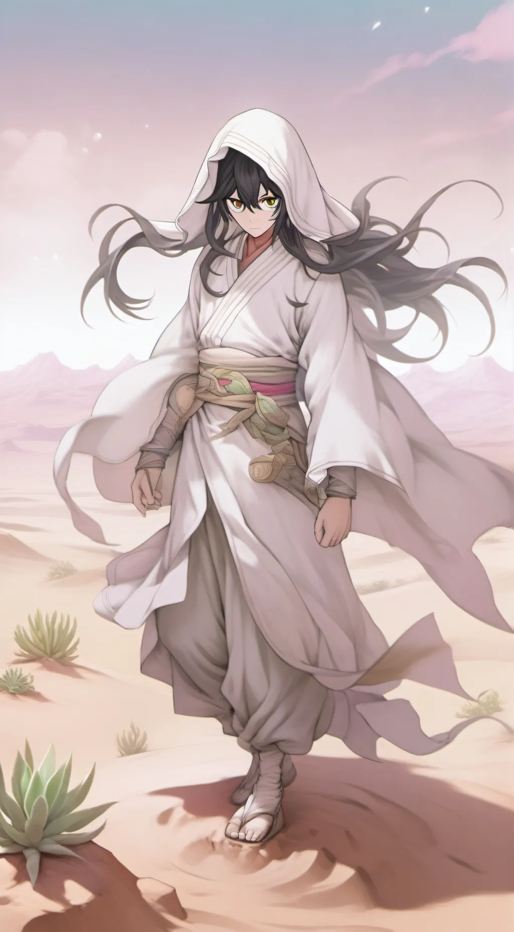 ai character: Akari background