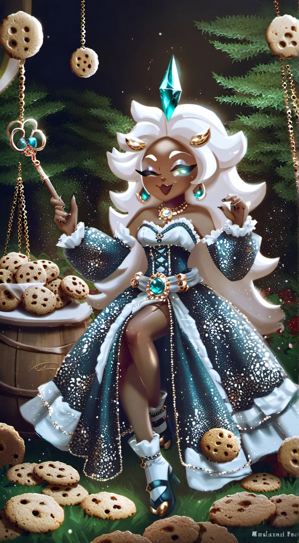 ai character: masrella cookie 🍪  background