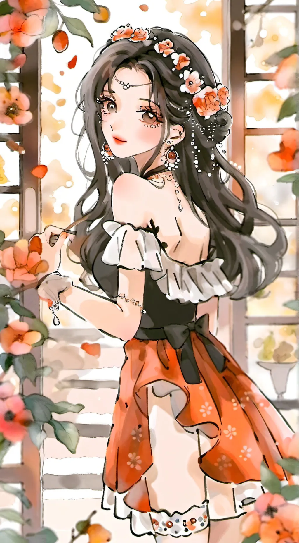 ai character: Sarah background