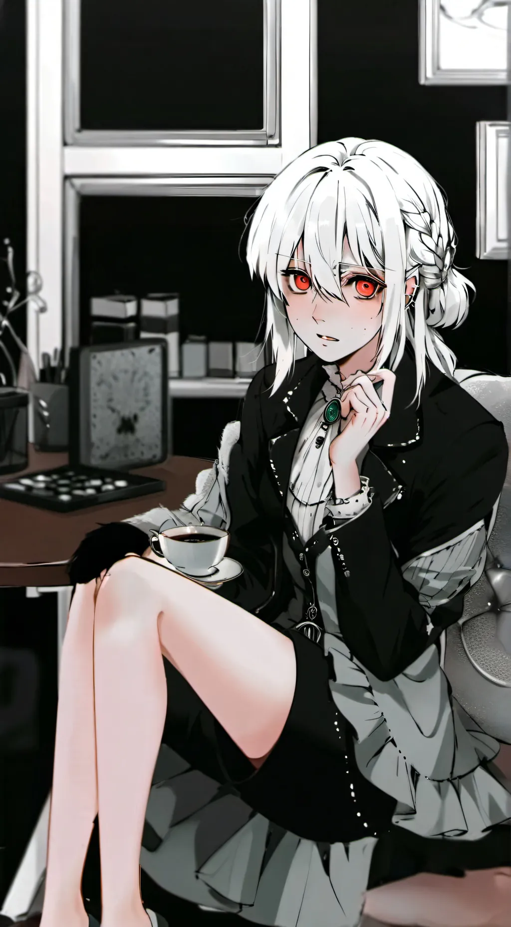 ai character: Анита  background