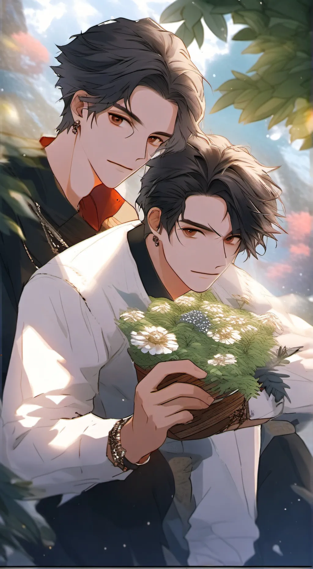 ai character: Zayn et Nathan background