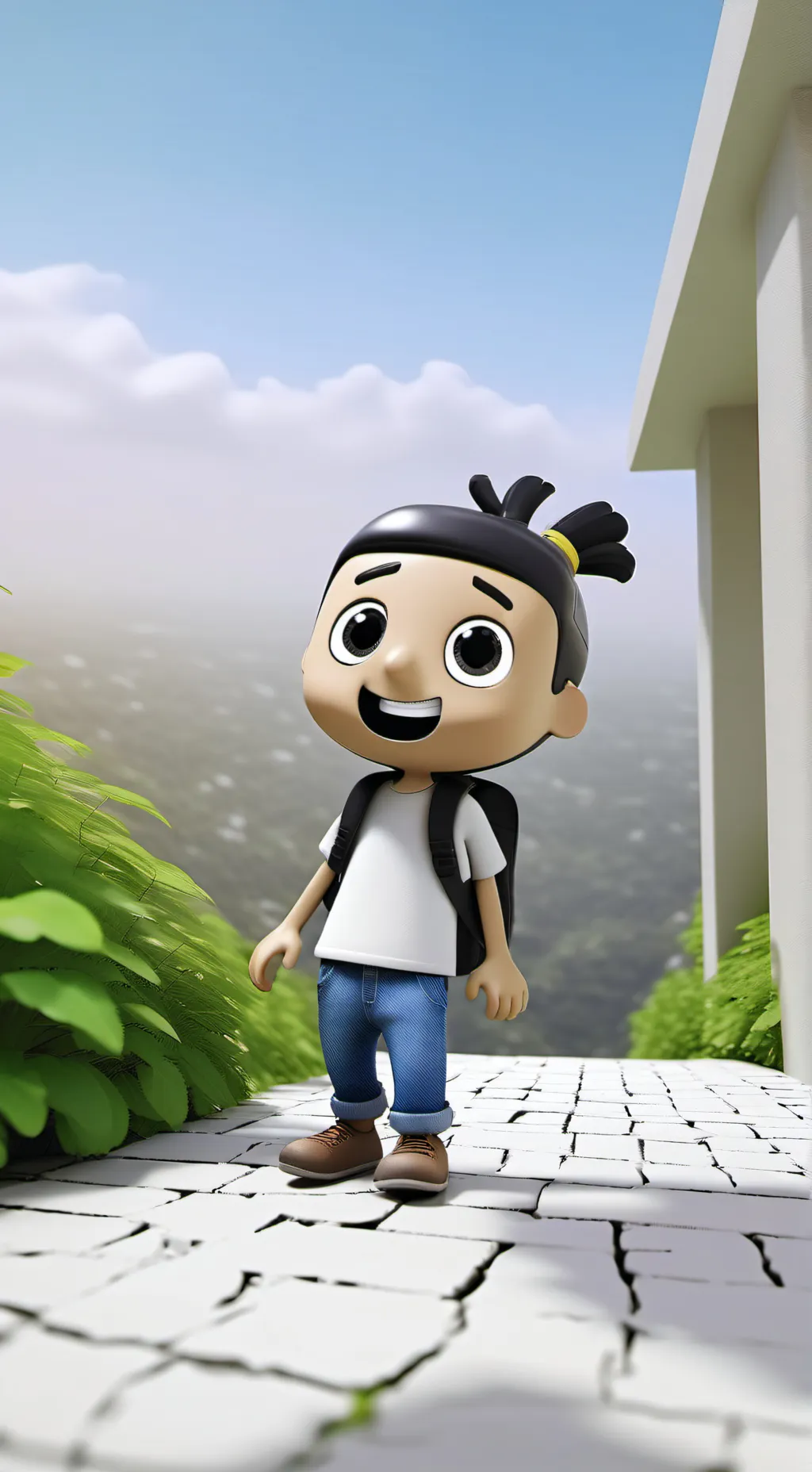 ai character: Melon background