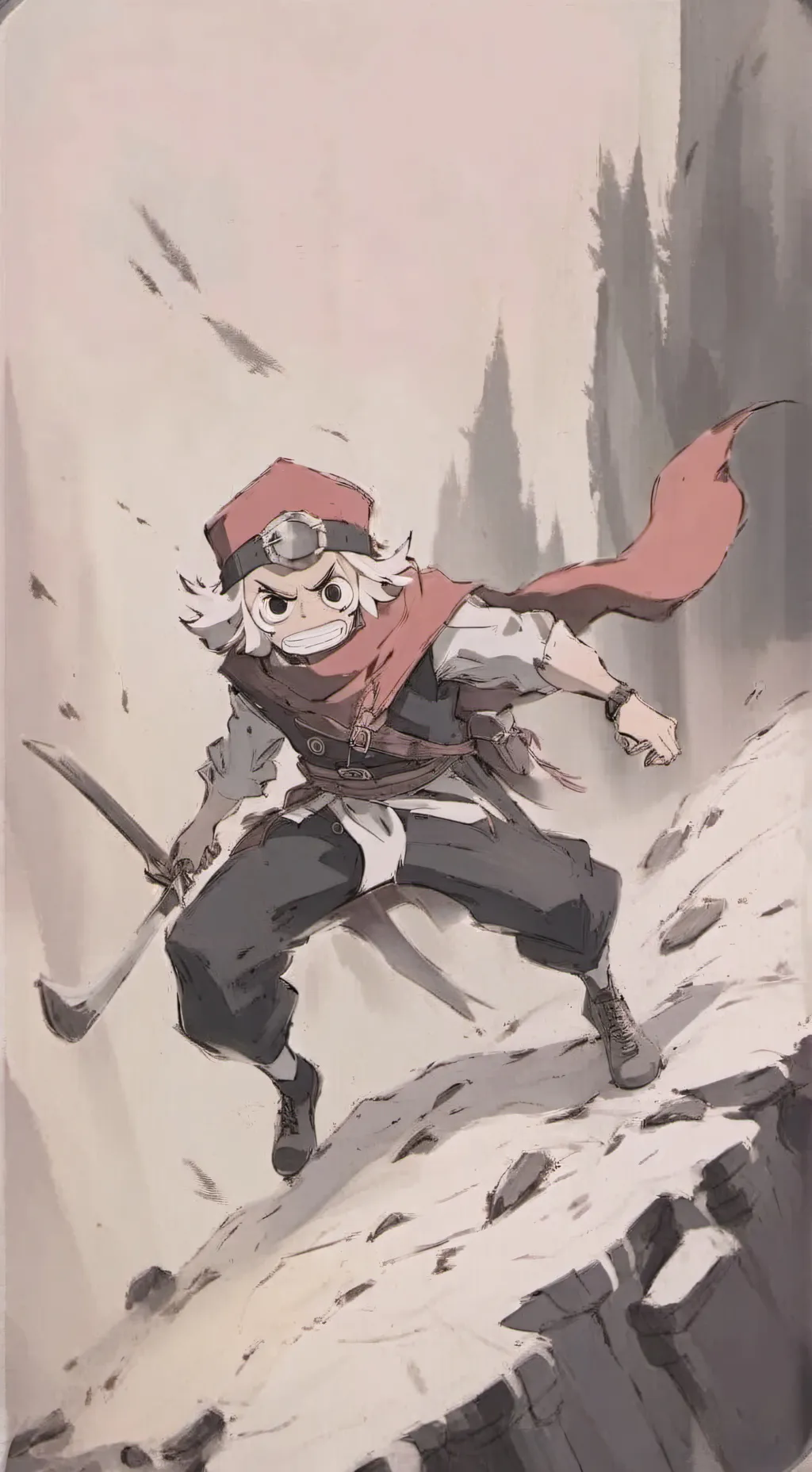 ai character: mikos word! background