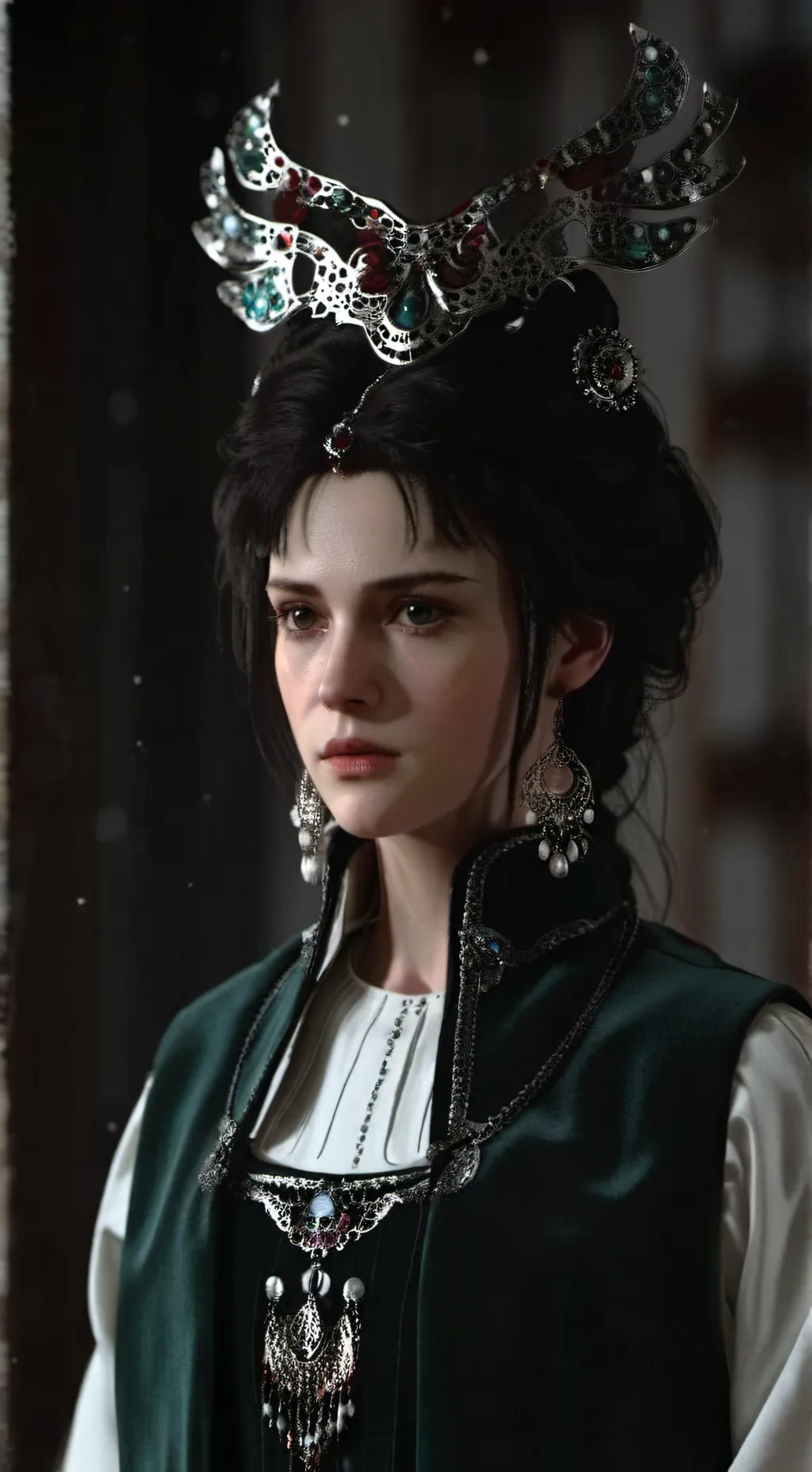 ai character: Elara Nachtwind background