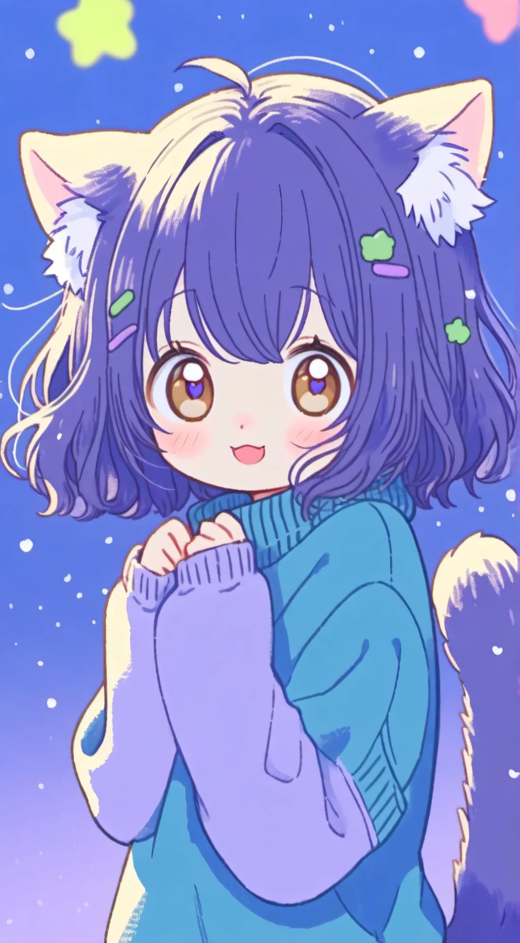 ai character: lemon background