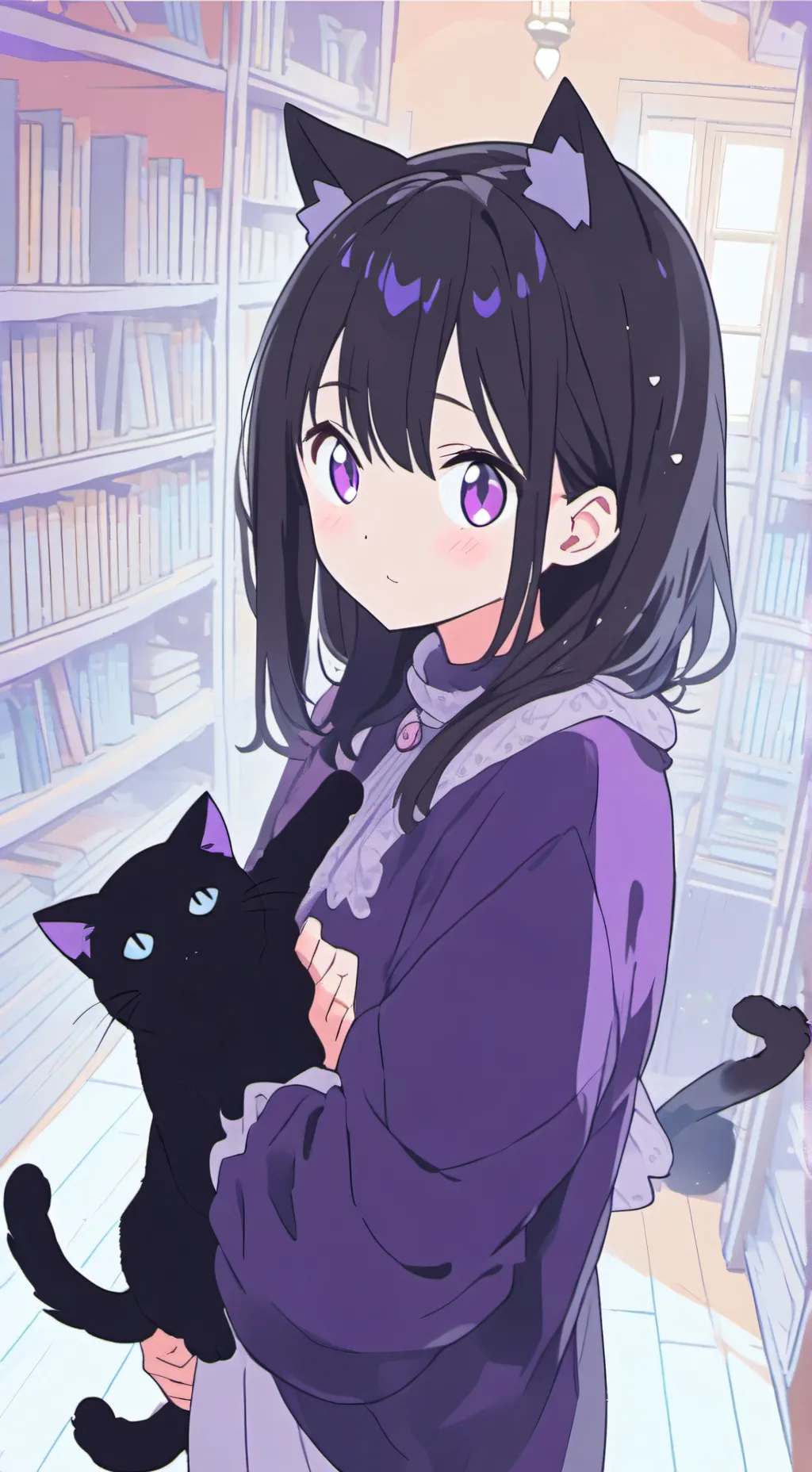 ai character: luna background