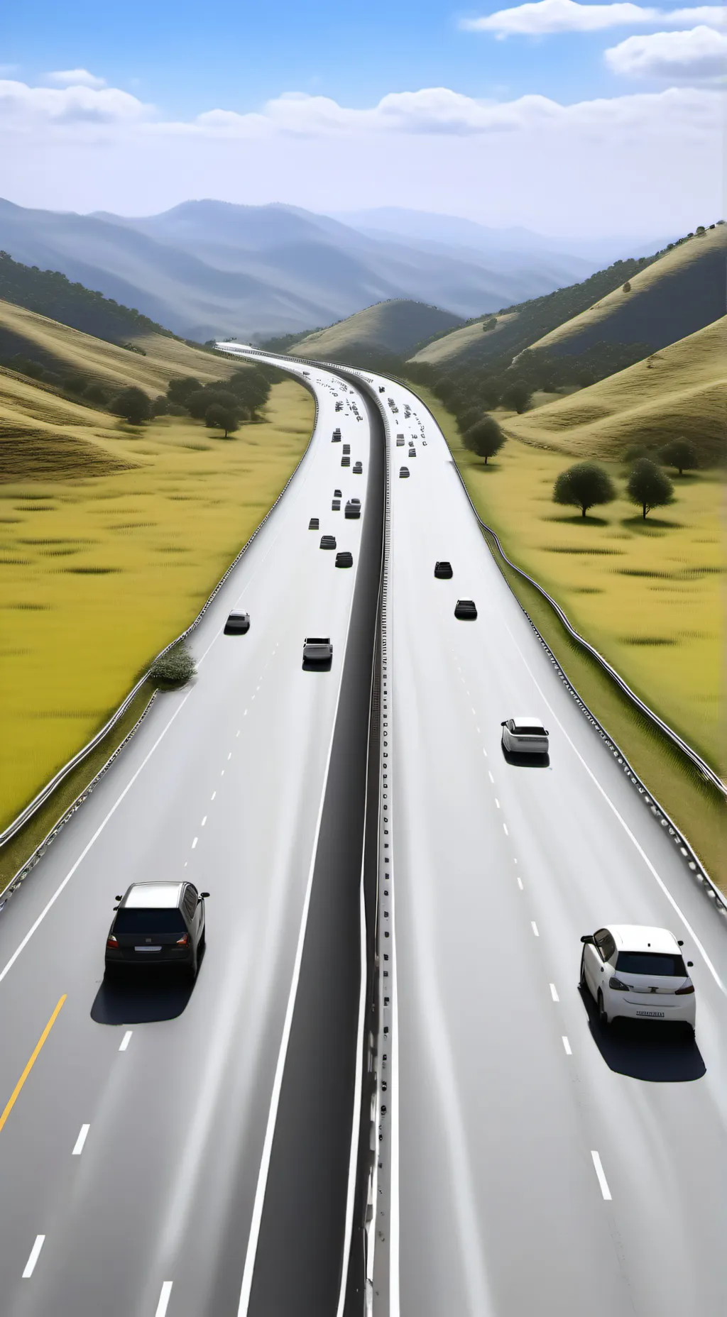 ai character: The highway :3 background