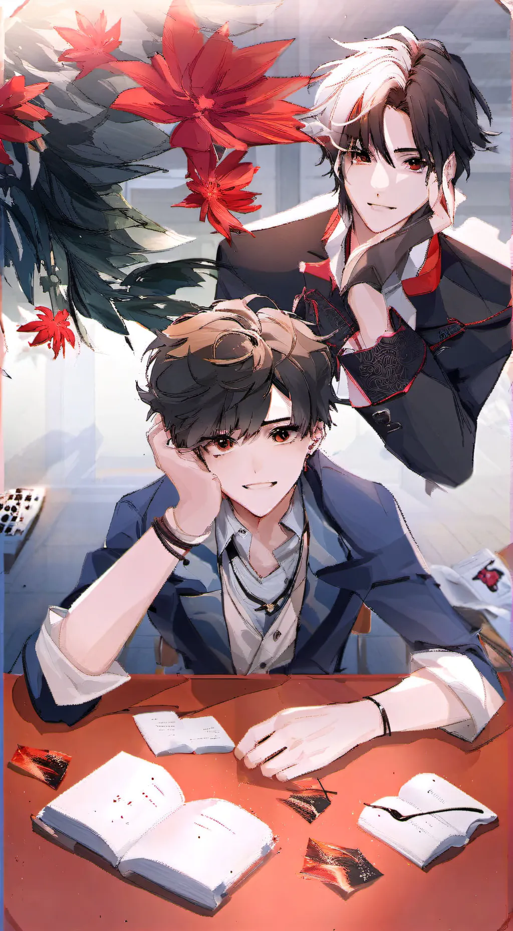 ai character: Liam and Sam background