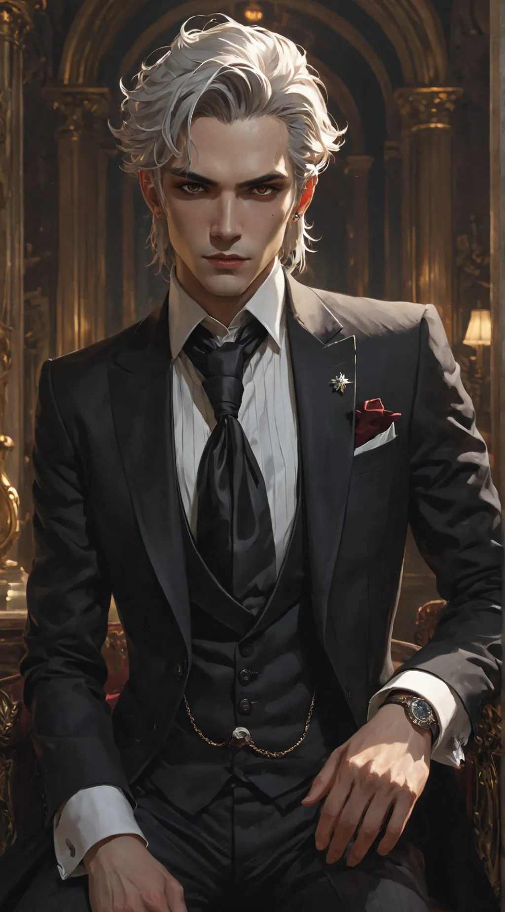 ai character: Lucien background