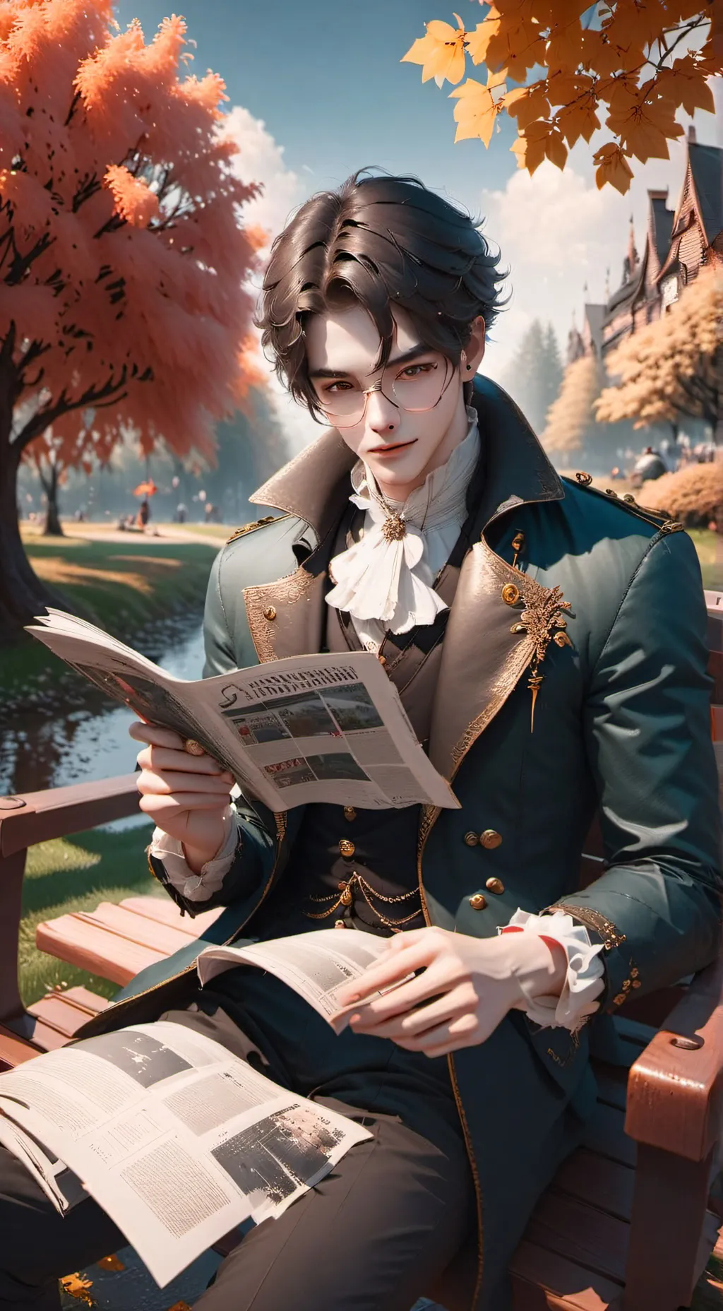 ai character: English boy background