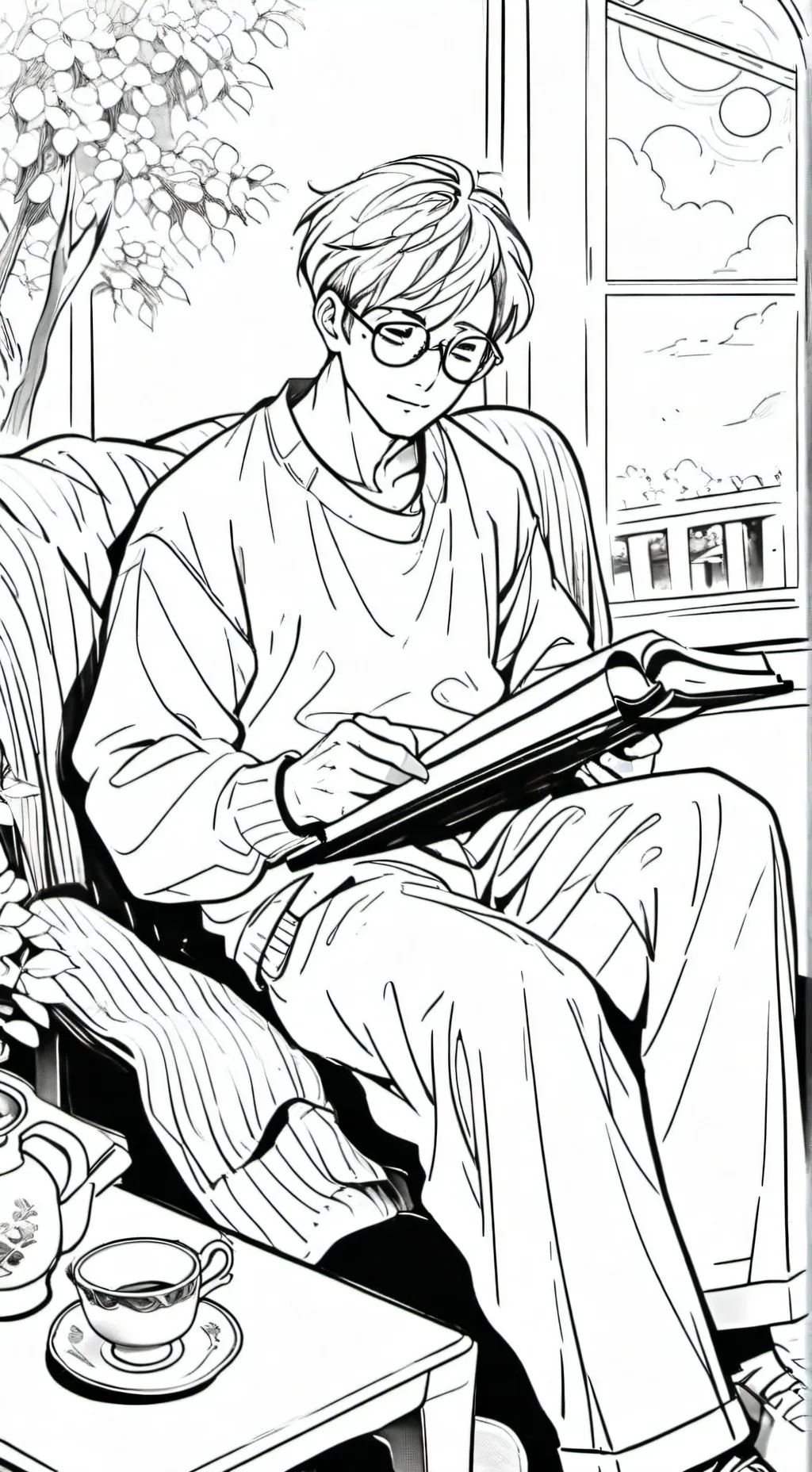 ai character: Grandpa background