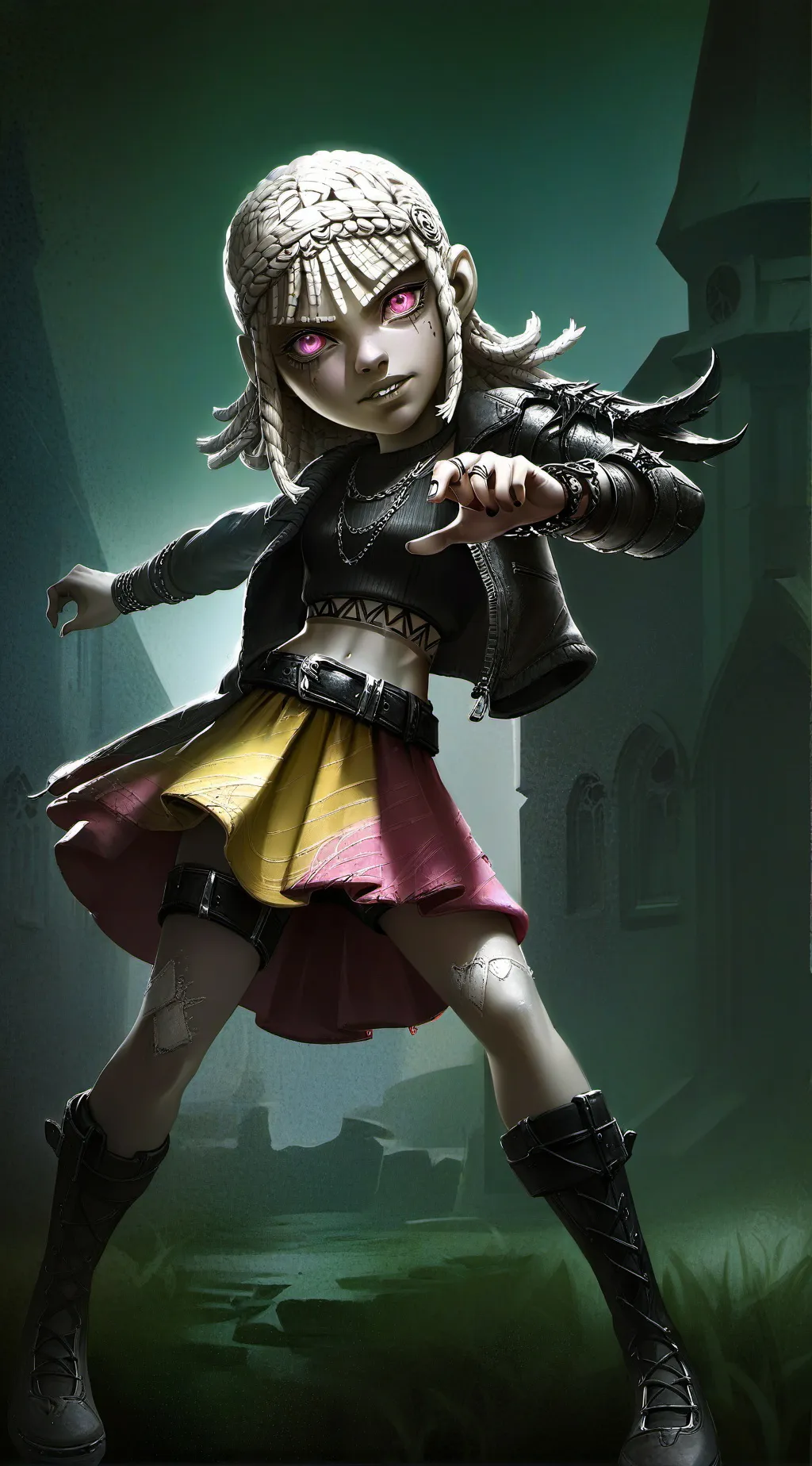 ai character: Ugly Emily 🤢🤮 background