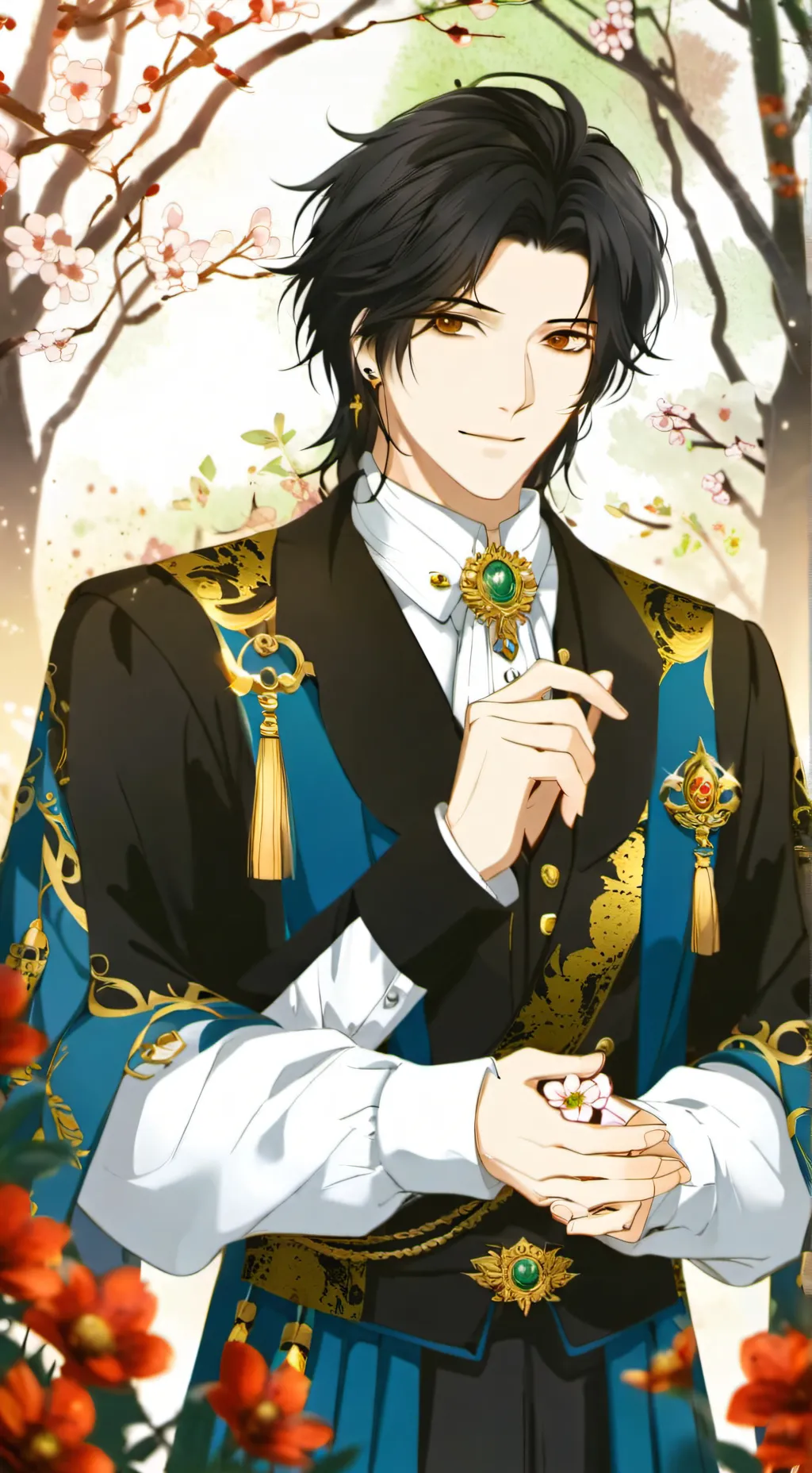 ai character: mark background