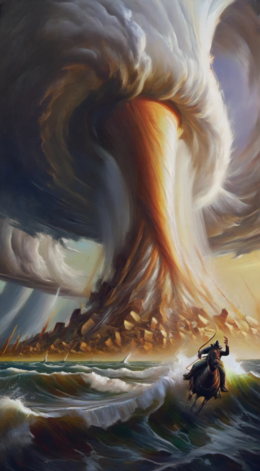 ai character: tornado  background