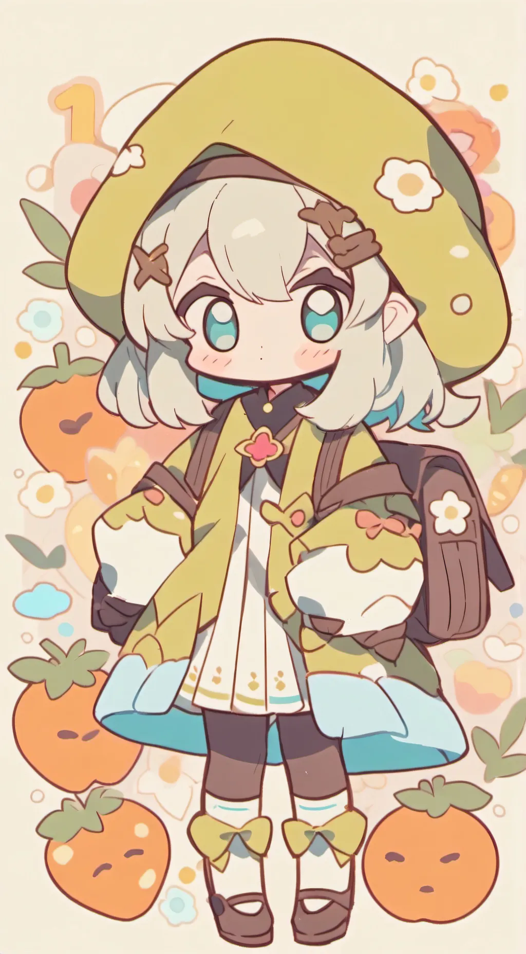 ai character: abandoned baby  background