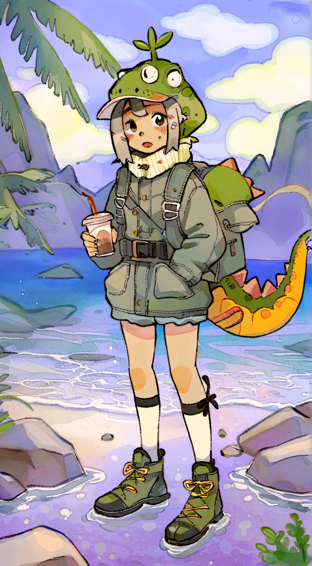 ai character: shelly background