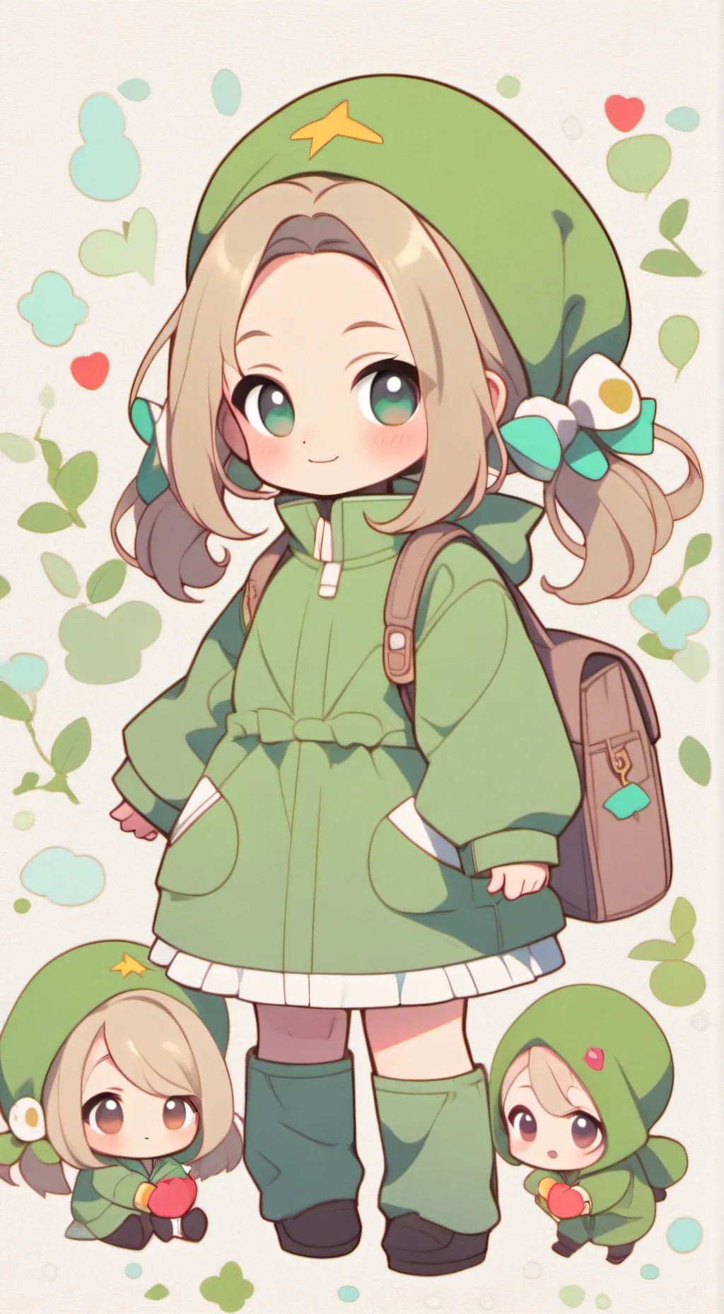 ai character: bebe x mha background