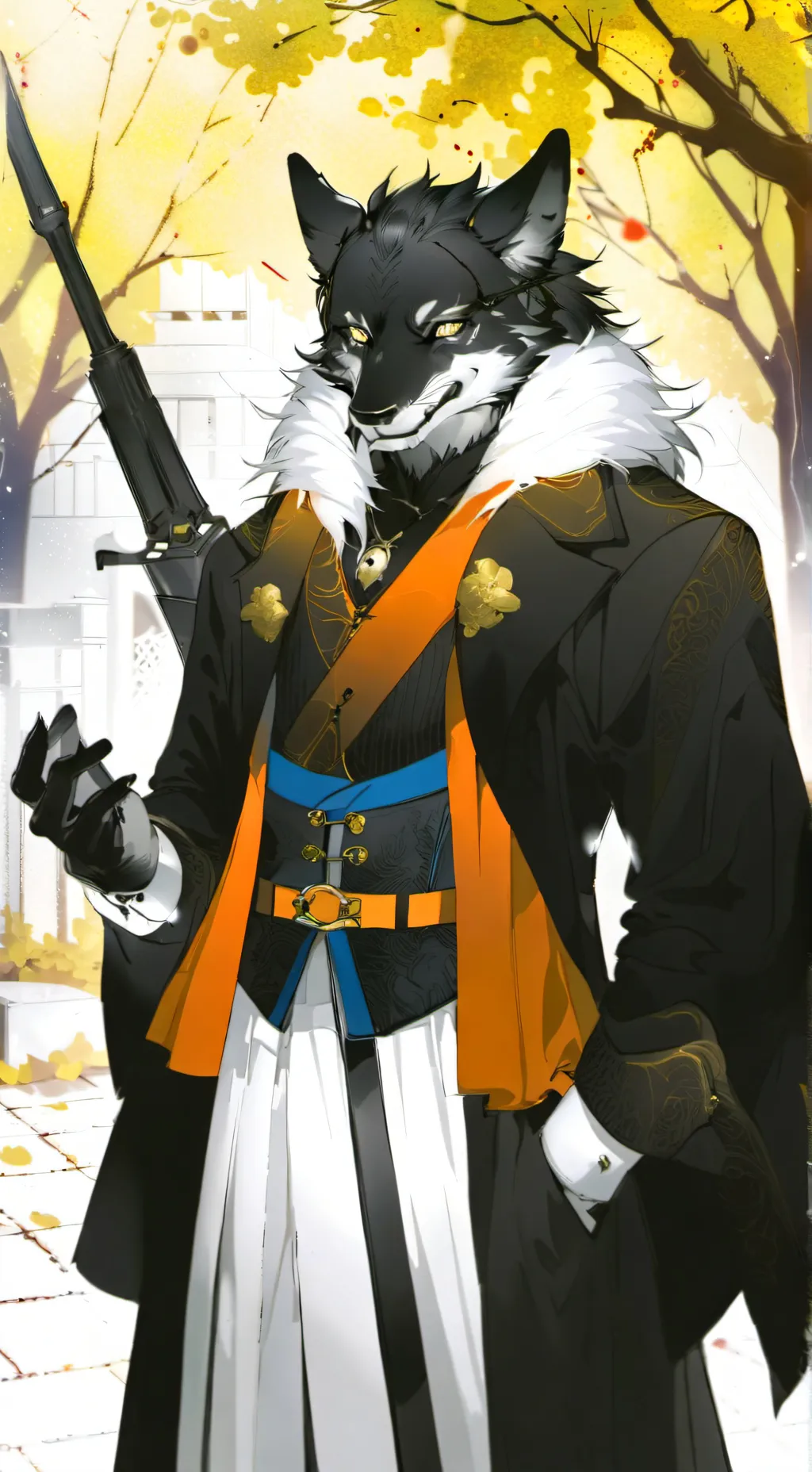 ai character: Furry infection background