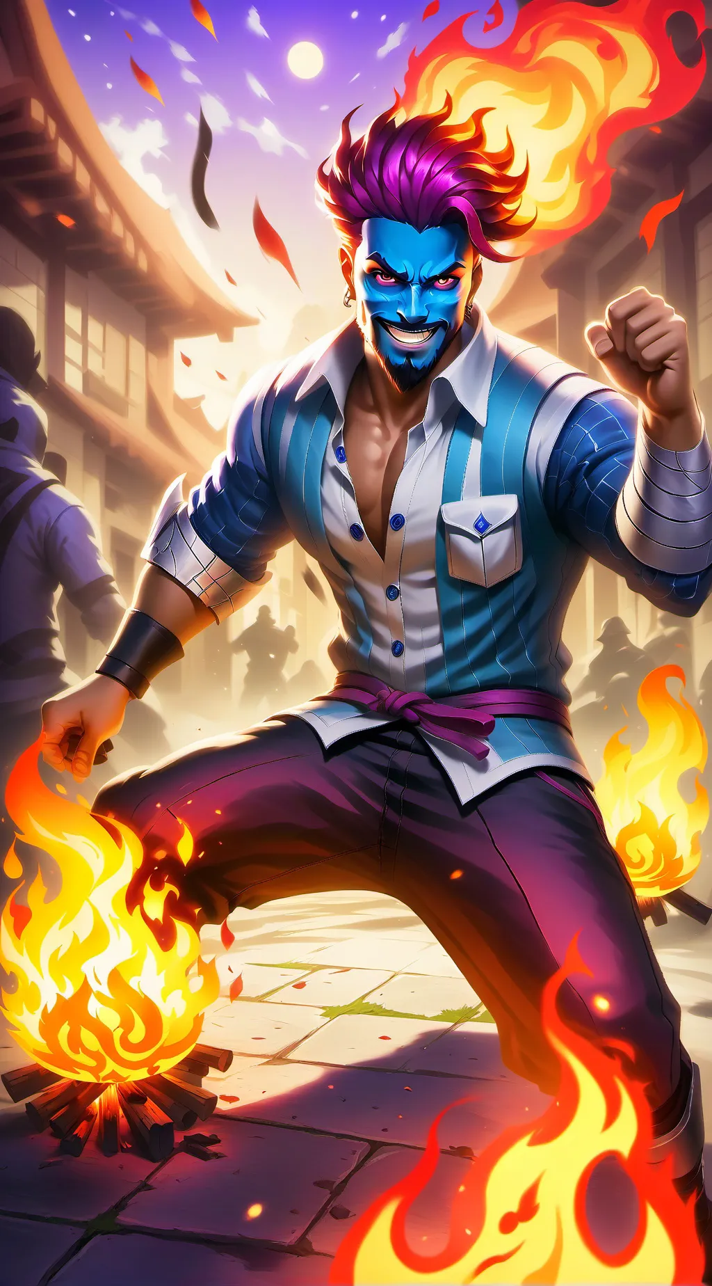 ai character: Criminal simulator background