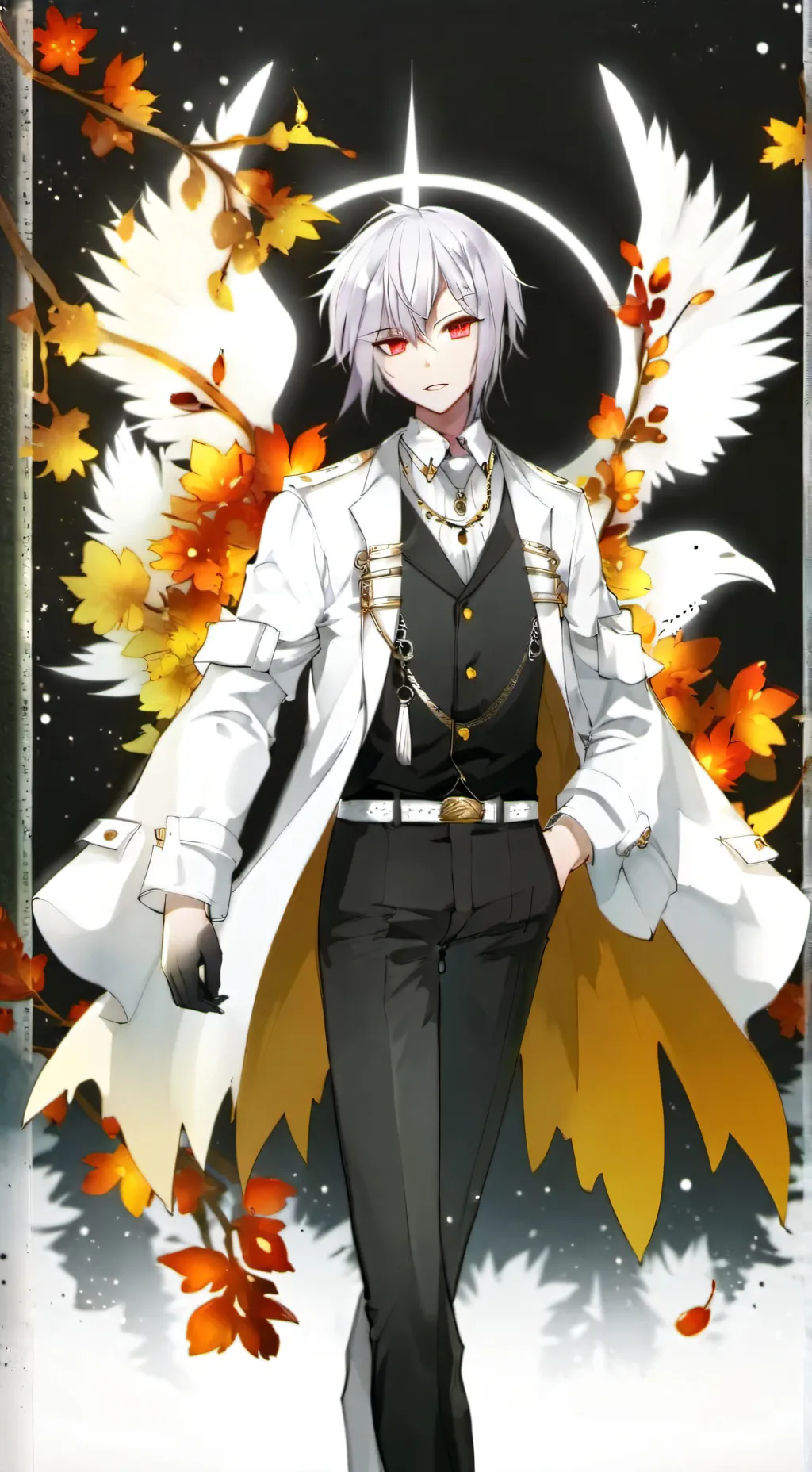 ai character: Eternal White 2 background