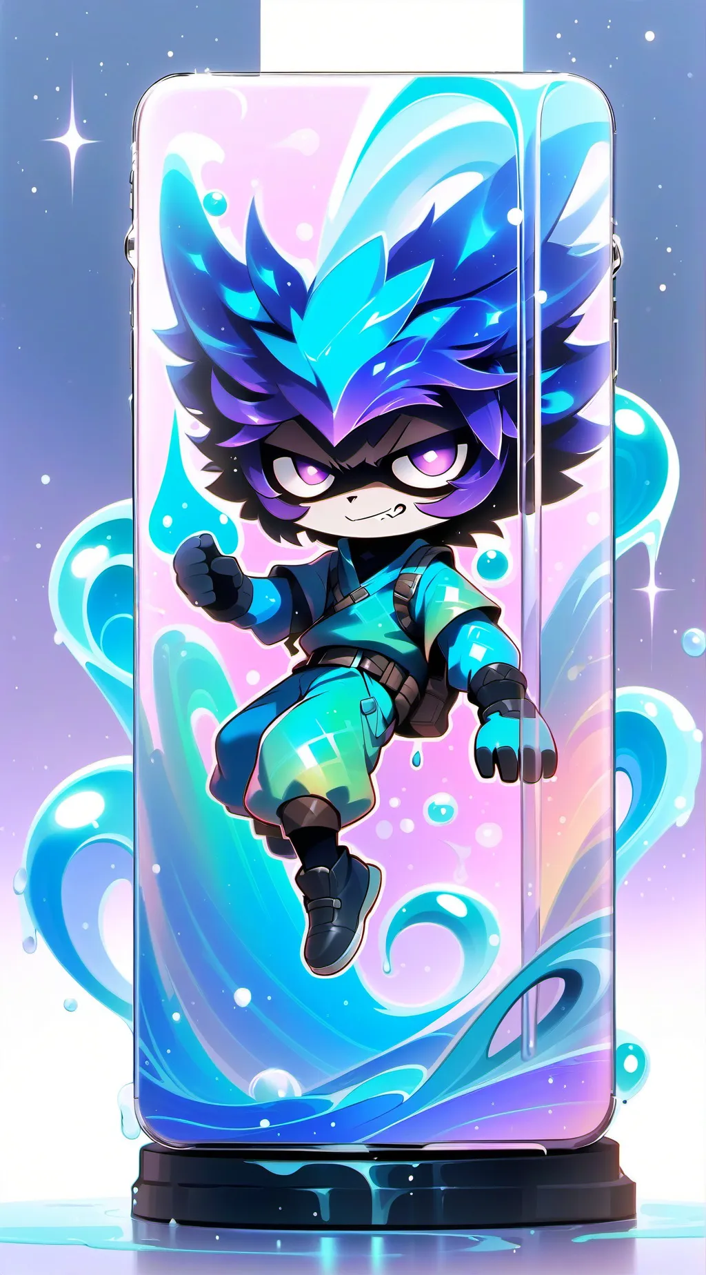 ai character: Uzi X you background