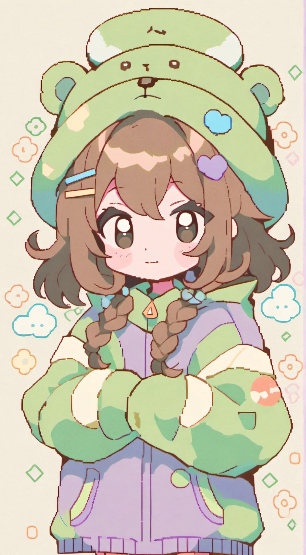 ai character: Mha ulgyEmma background