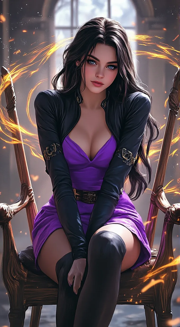 ai character: May Kingsley  background