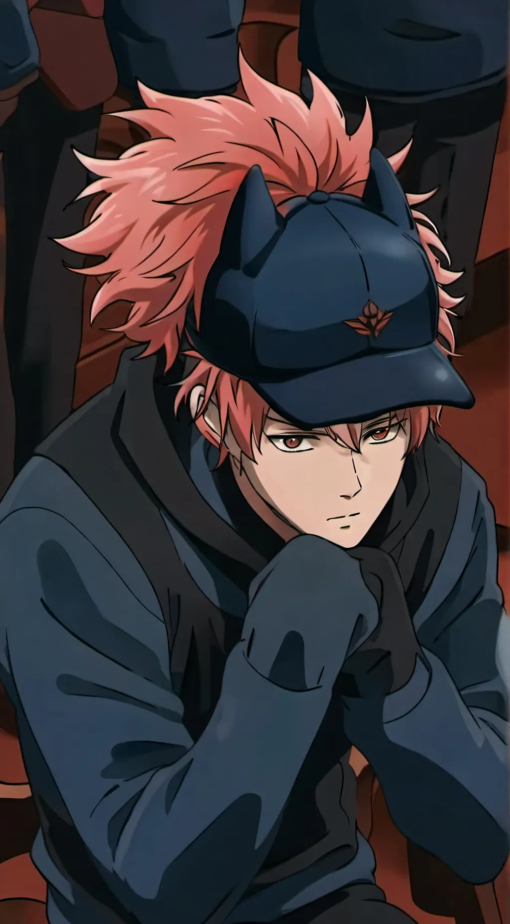 ai character: 🫦HANK 🫦 background