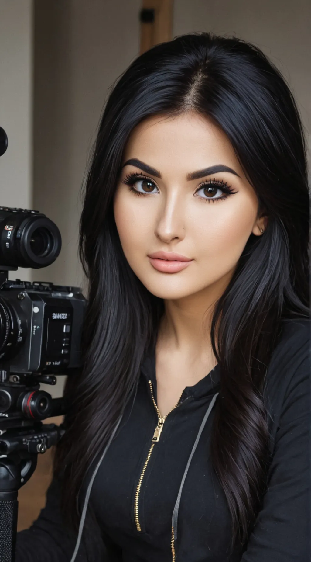 ai character: sssniperwolf  background