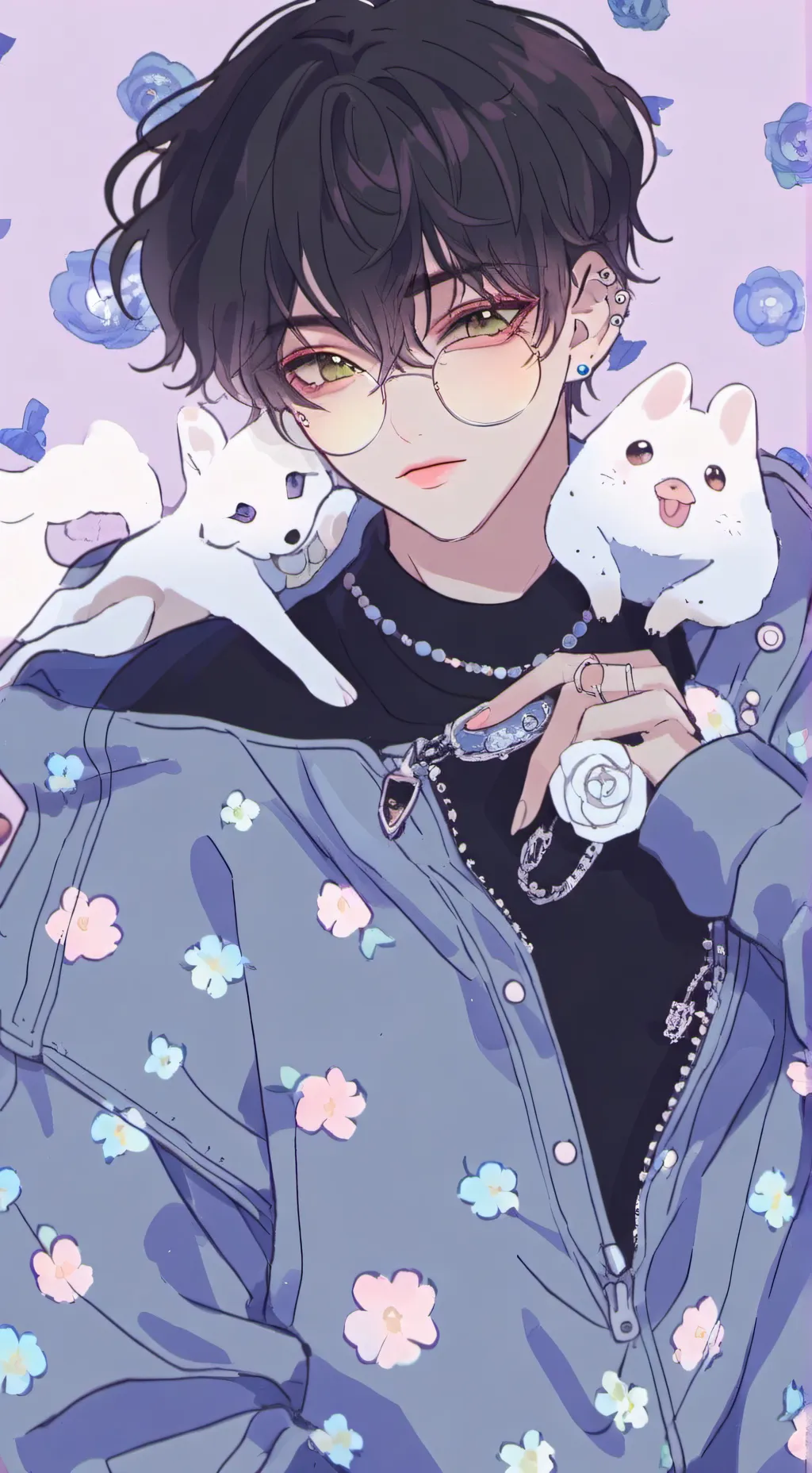 ai character: just me🫶💅🙉🤭 background