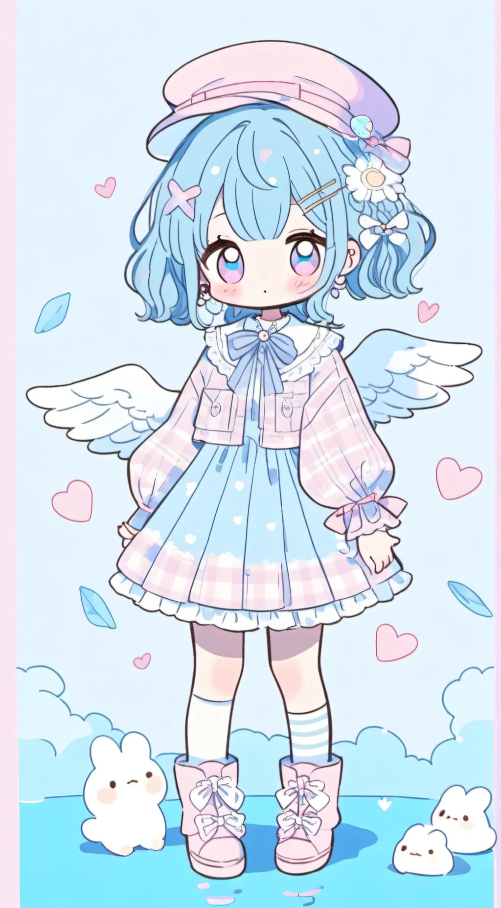 ai character: maya Kind  background