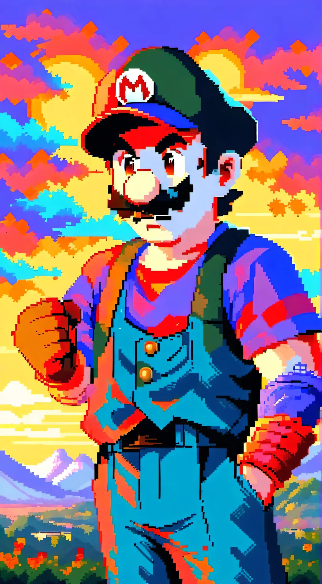 ai character: GRAND DAD background