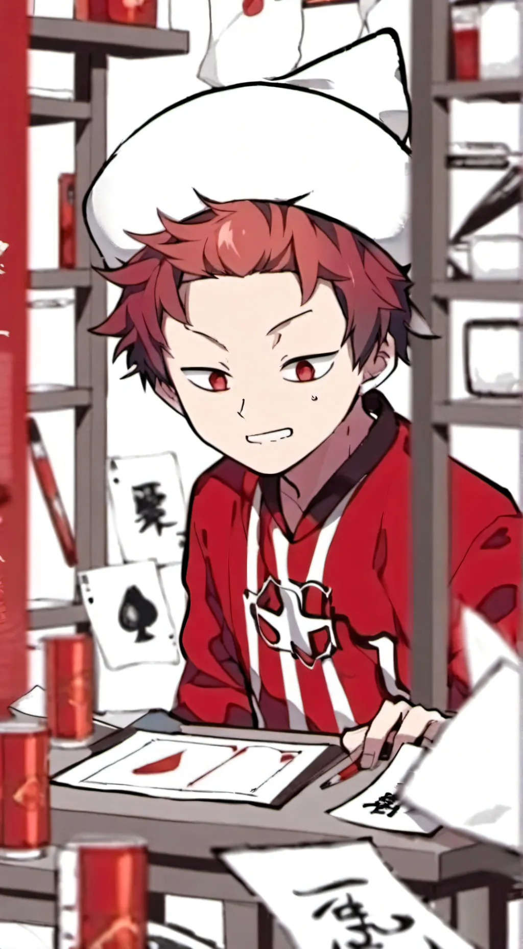 ai character: sleepover  background