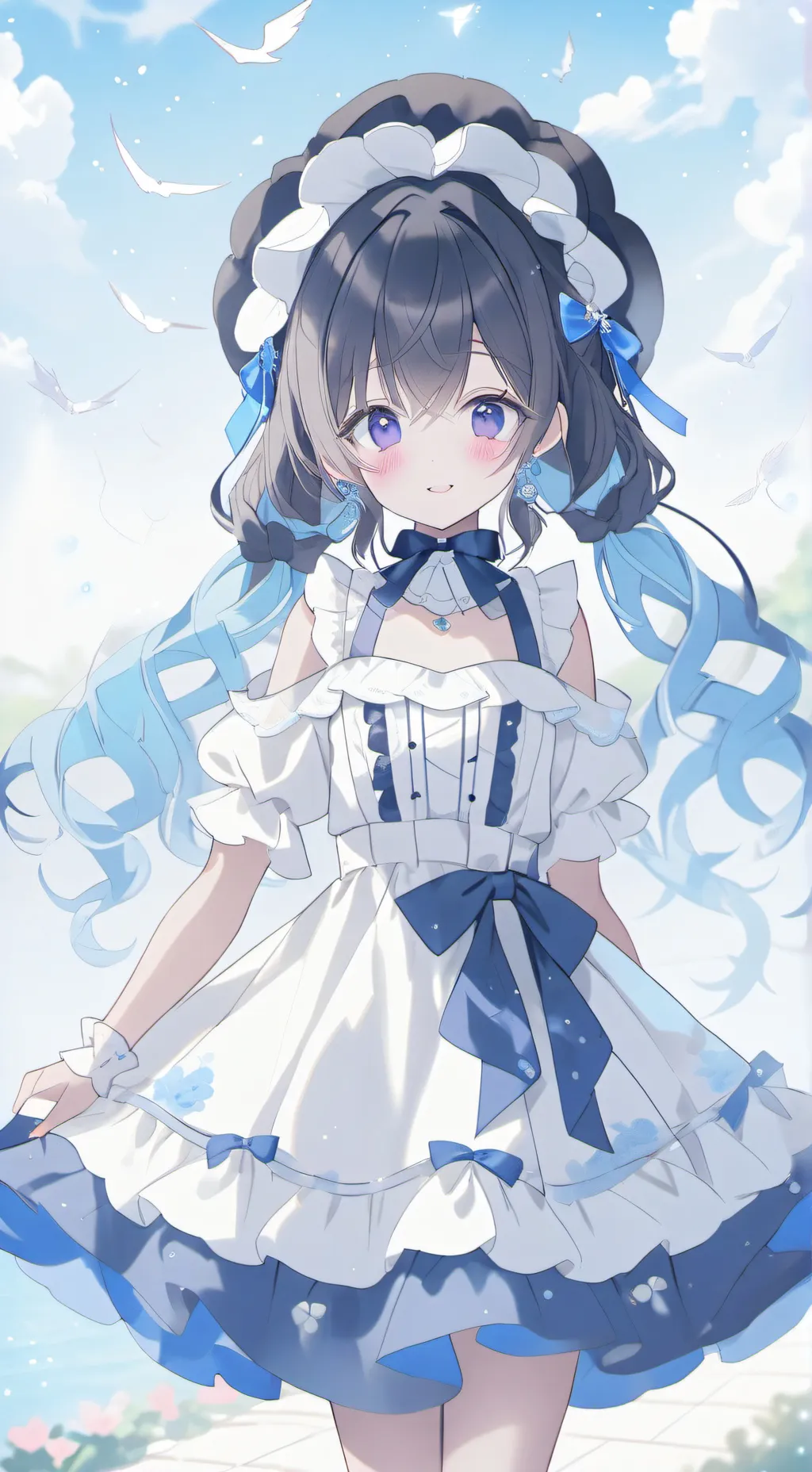 ai character: just me🫶💅🙉🤭 background